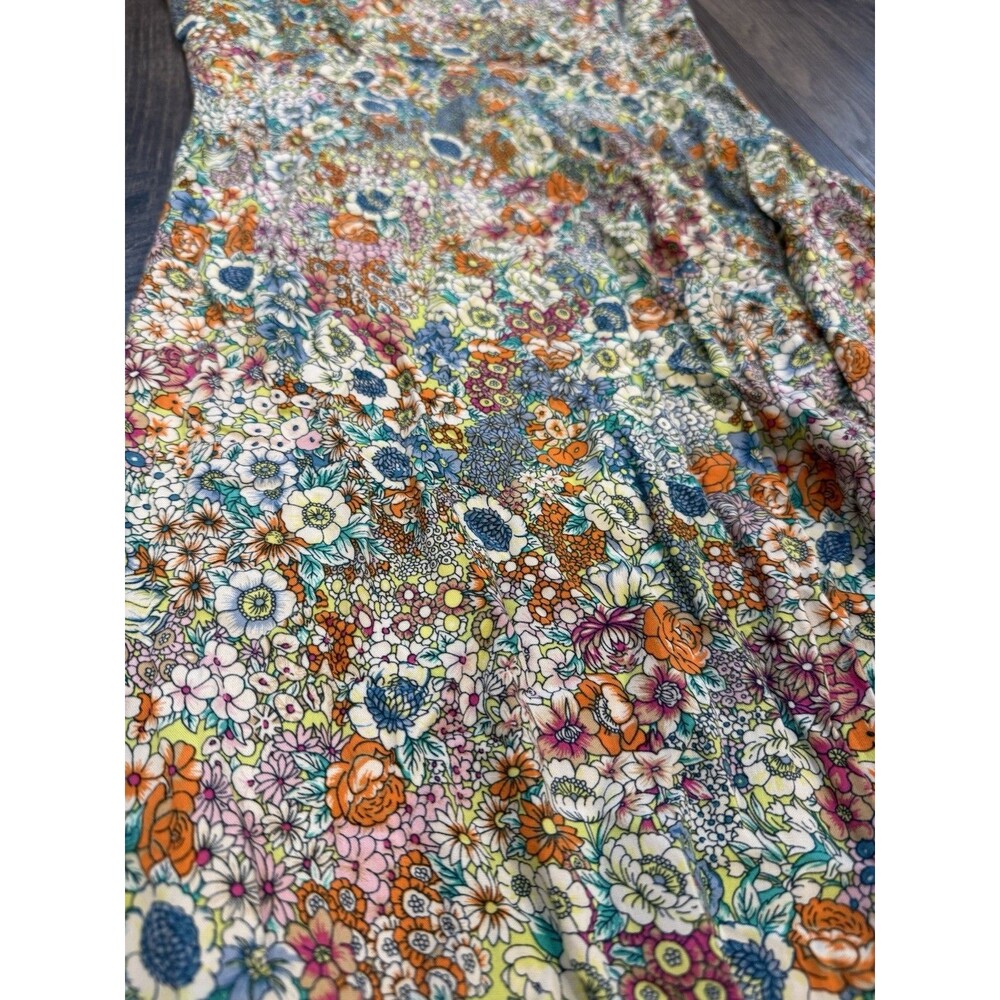 O’Neill Tavia Vibrant Floral Midi Dress Women’s Size Medium. Cottagecore - Picture 3 of 8